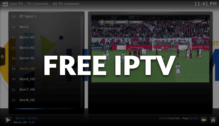 free IPTV | StreamFlex IPTV iPhone displaying IPTV Smarters app with live streaming channels